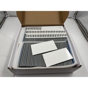 Auliget 200 Pieces Polished White Thick Pvc Peel Snd Stick Back Splash